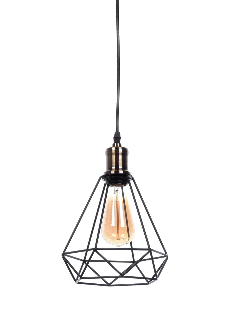 Lumina Deco Cobi 1L pendant ceiling lamp E27, D 20cm