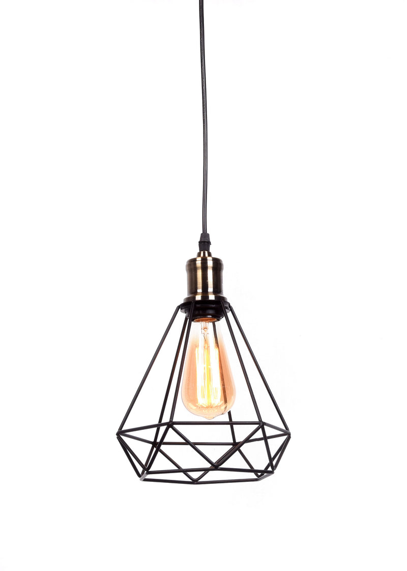 Lumina Deco Cobi 1L pendant ceiling lamp E27, D 20cm