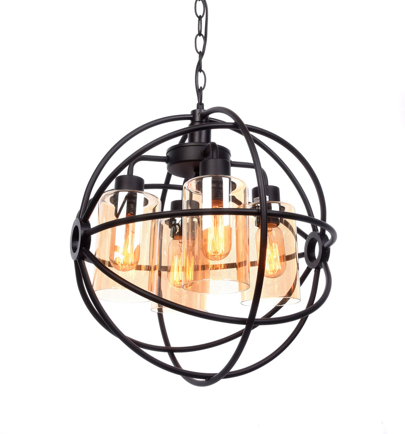 Lumina Deco Stradi 4L pendant ceiling lamp E27, D 50cm