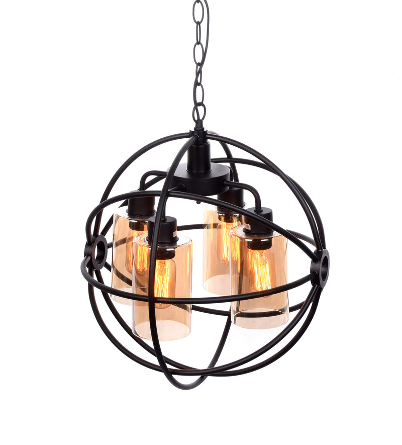 Lumina Deco Stradi 4L pendant ceiling lamp E27, D 50cm