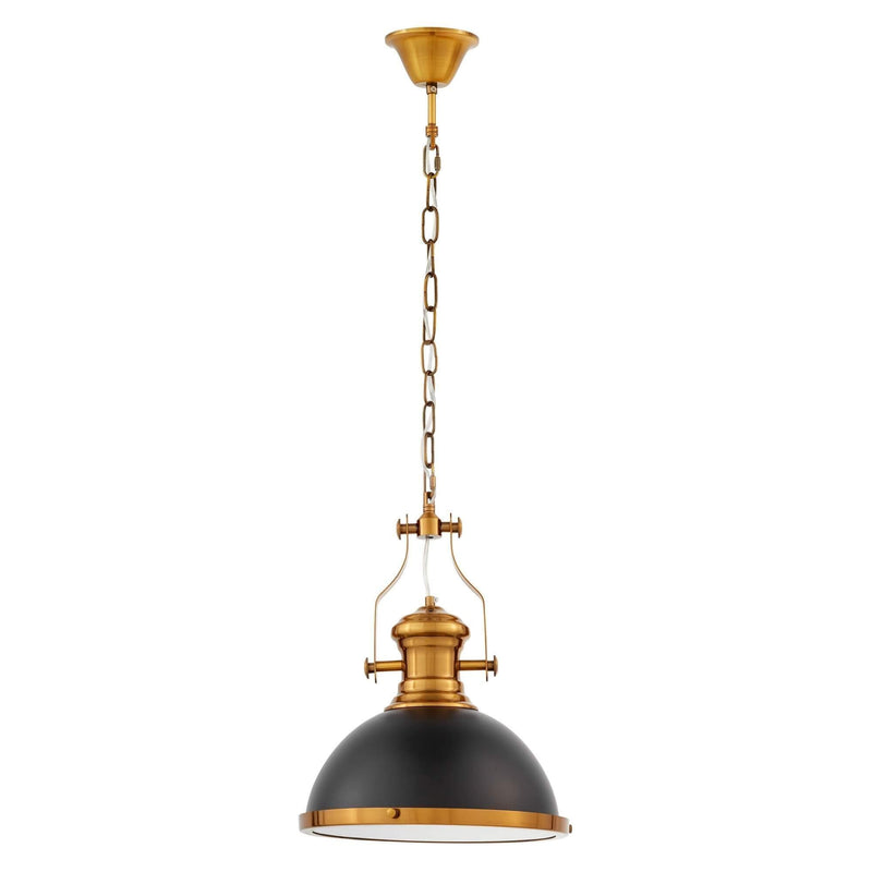 Lumina Deco Ettore 1L pendant ceiling lamp E27, D 33cm