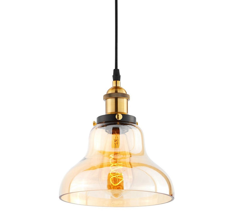 Lumina Deco Zubi 1L pendant ceiling lamp E27, D 20cm