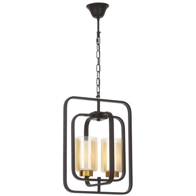 Lumina Deco Chicago 2L pendant ceiling lamp E27, D 34cm