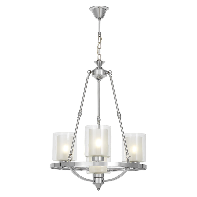 Lumina Deco Santini 4L chandelier E27, D 55cm