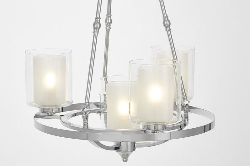 Lumina Deco Santini 4L chandelier E27, D 55cm