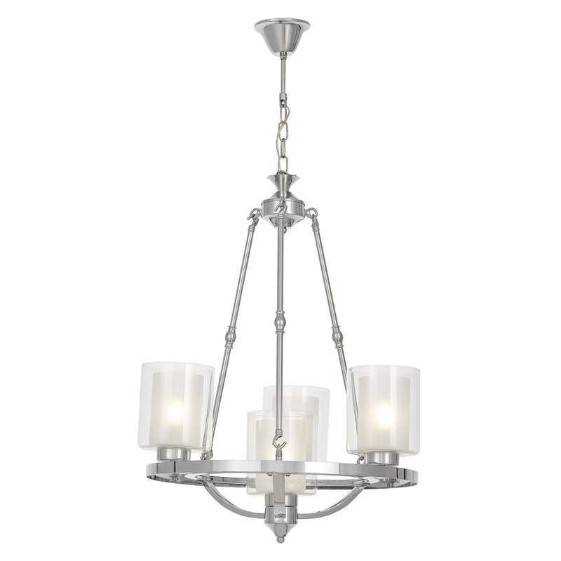 Lumina Deco Santini 4L chandelier E27, D 55cm