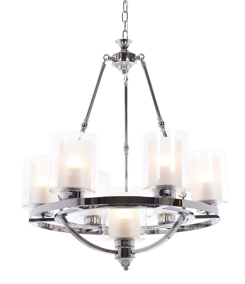 Lumina Deco Santini 7L chandelier E27, D 61cm