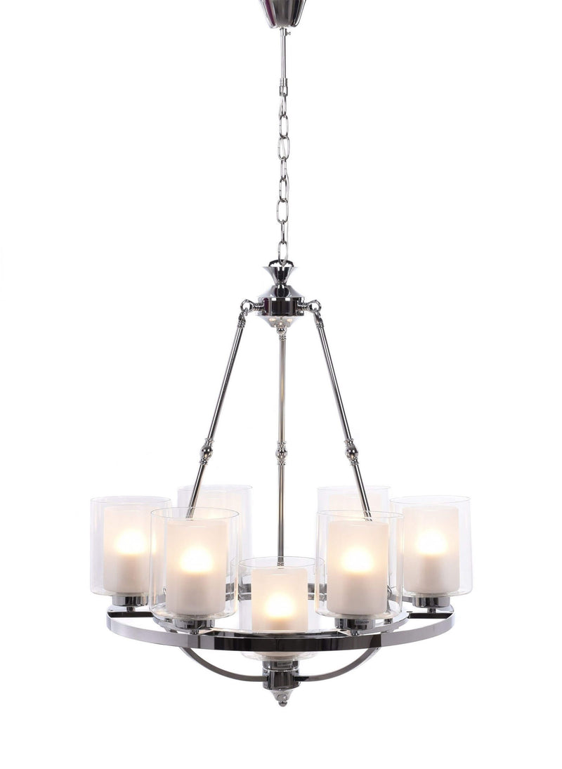 Lumina Deco Santini 7L chandelier E27, D 61cm