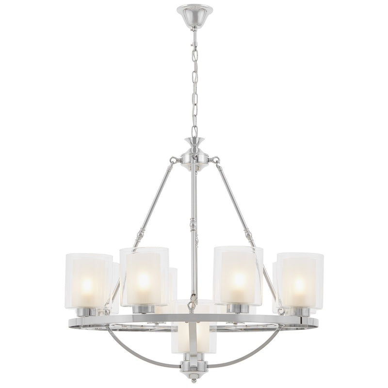 Lumina Deco Santini 9L chandelier E27, D 76cm