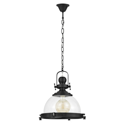 Lumina Deco Falco 1L pendant ceiling lamp E27, D 40cm