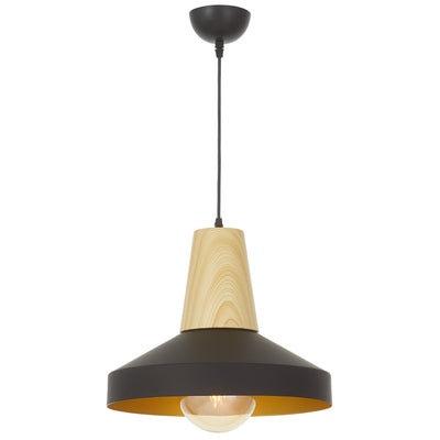 Lumina Deco Zoli 1L pendant ceiling lamp E27, D 35cm