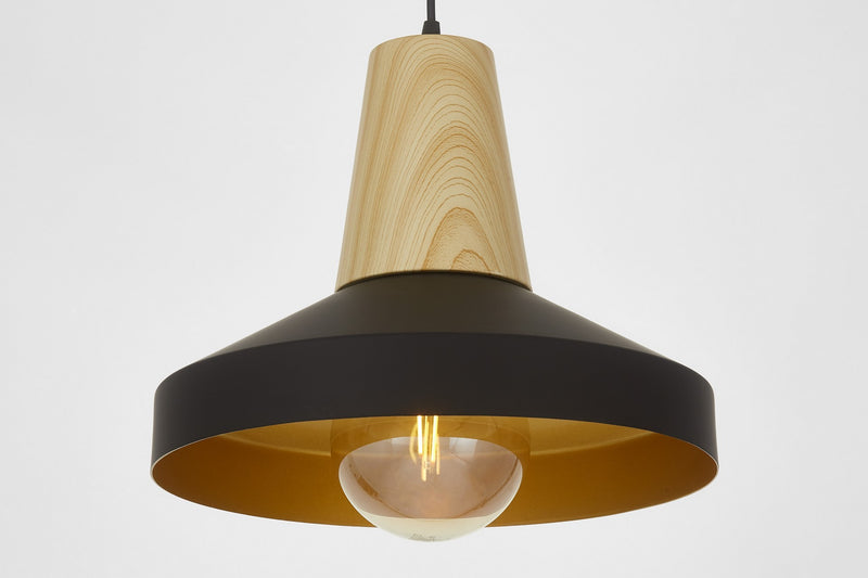 Lumina Deco Zoli 1L pendant ceiling lamp E27, D 35cm