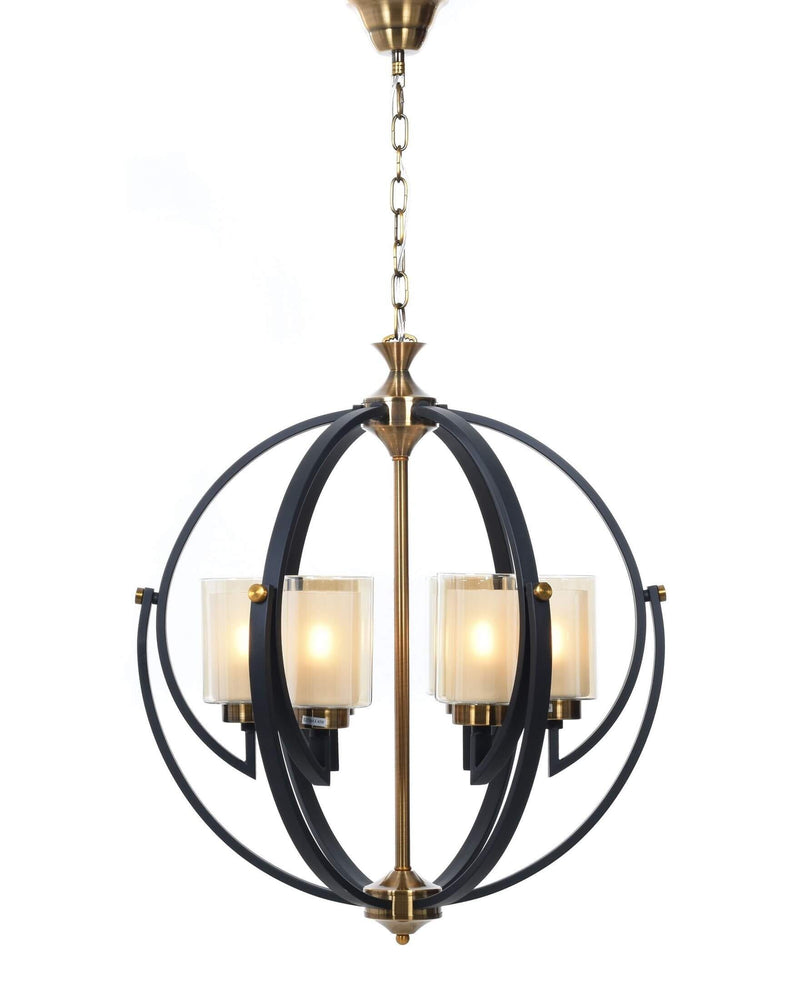 Lumina Deco Bergen 6L chandelier E27, D 56cm