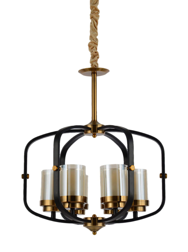 Lumina Deco Bonton 6L chandelier E27, D 54cm