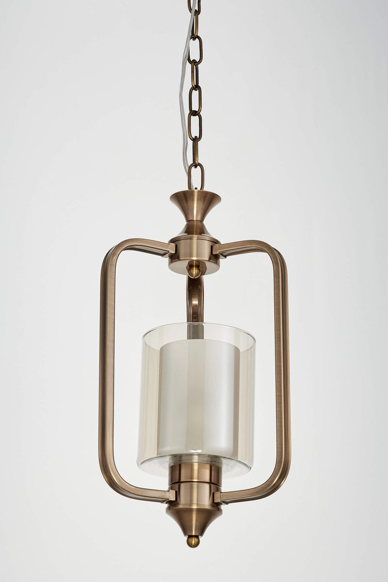 Lumina Deco Atlanta 1L pendant ceiling lamp E27, D 24cm