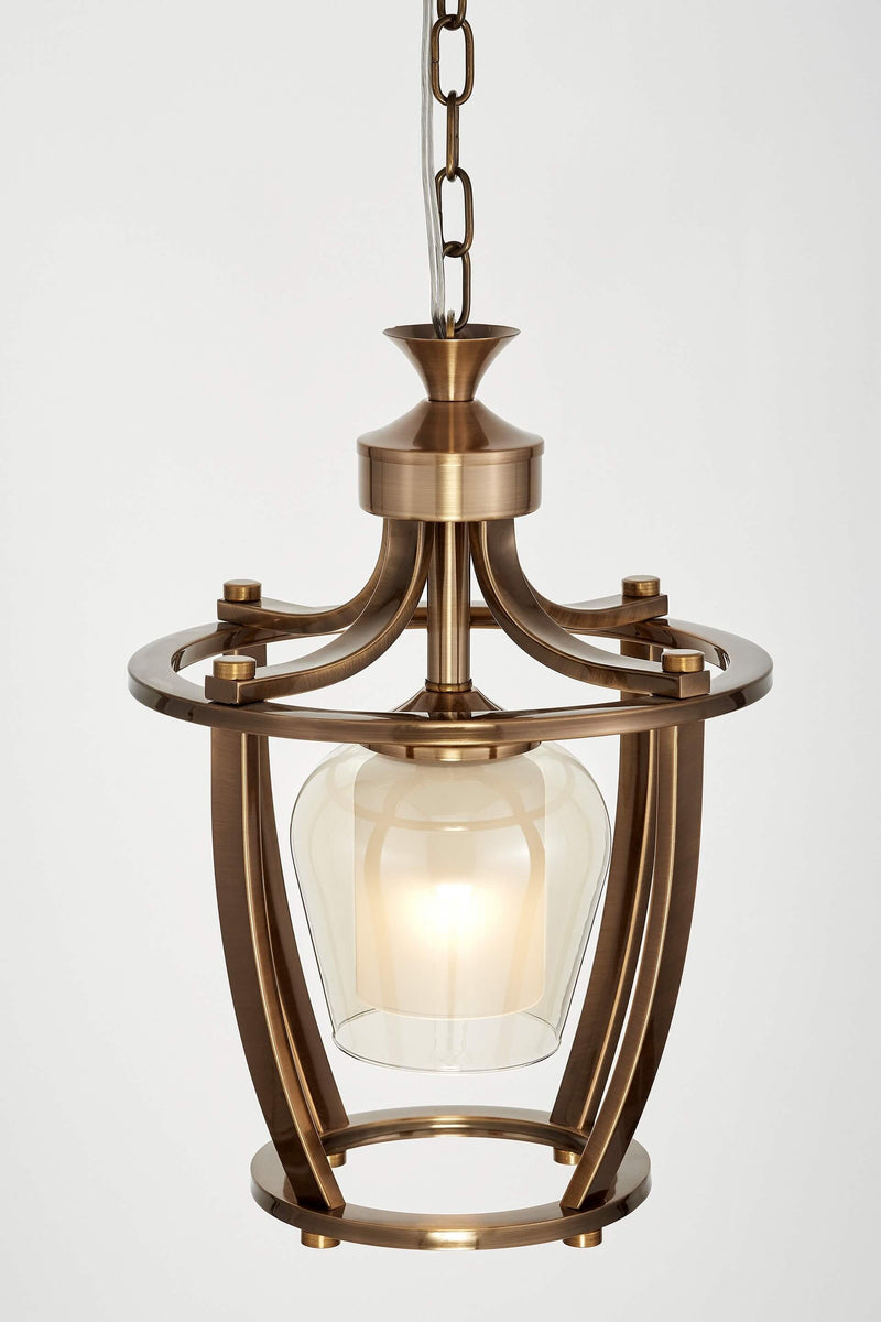 Lumina Deco Brooklyn 1L pendant ceiling lamp E27, D 28cm