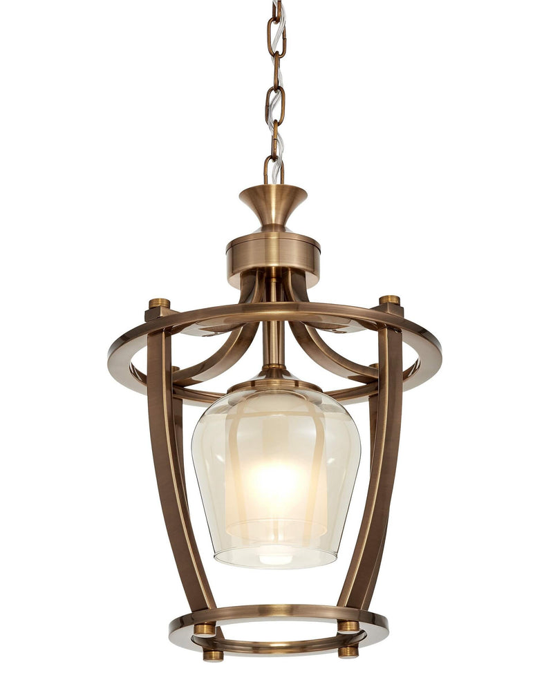 Lumina Deco Brooklyn 1L pendant ceiling lamp E27, D 28cm