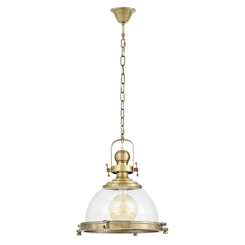 Lumina Deco Falco 1L pendant ceiling lamp E27, D 40cm