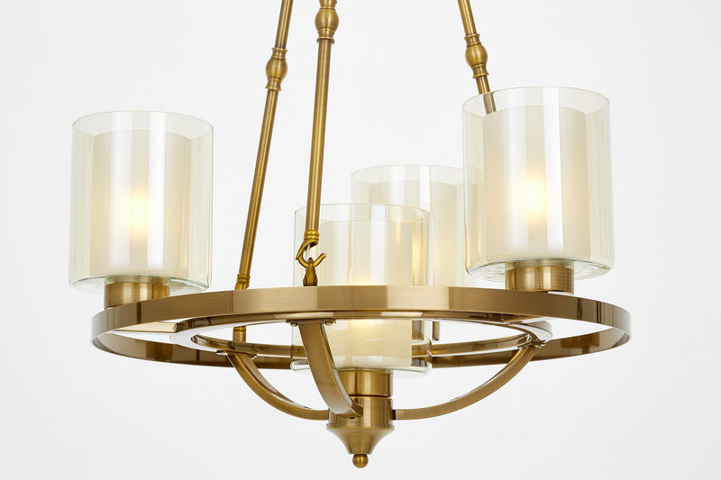 Lumina Deco Santini 4L chandelier E27, D 55cm