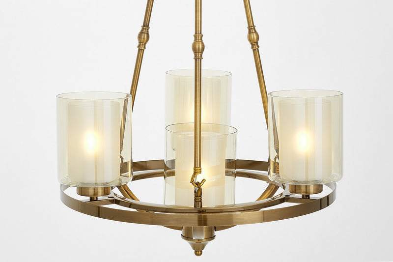 Lumina Deco Santini 4L chandelier E27, D 55cm