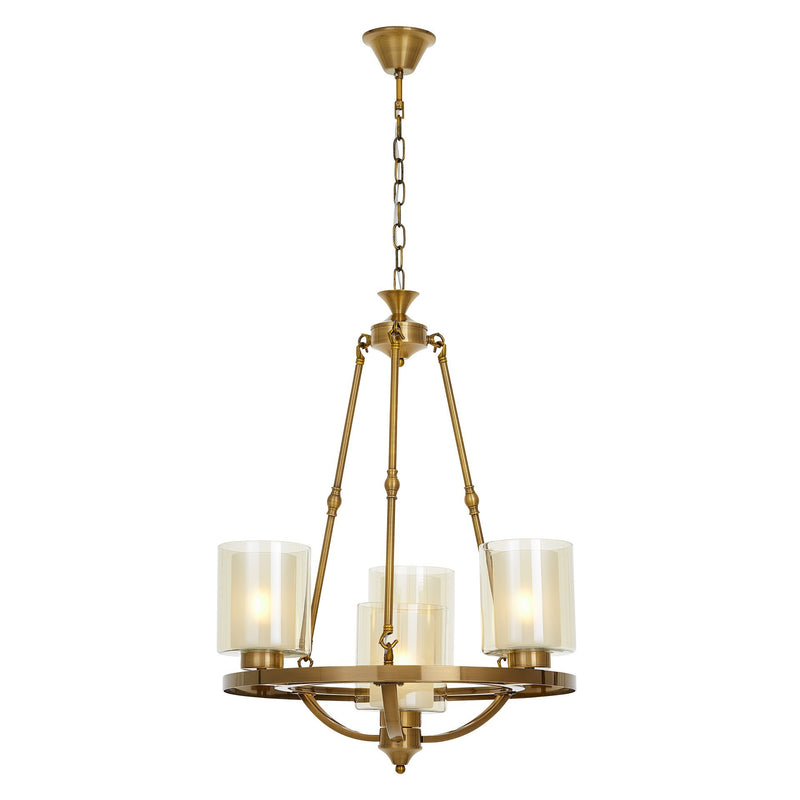 Lumina Deco Santini 4L chandelier E27, D 55cm