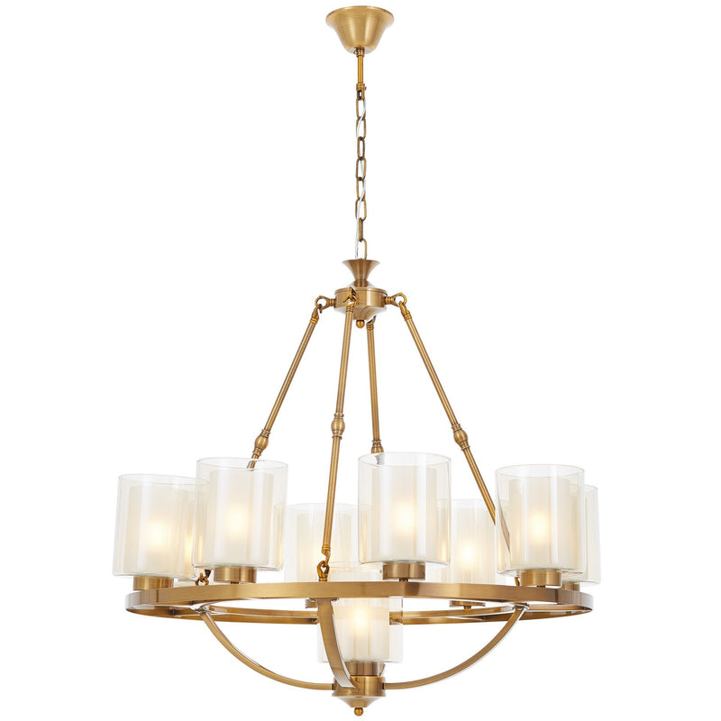 Lumina Deco Santini 9L chandelier E27, D 76cm