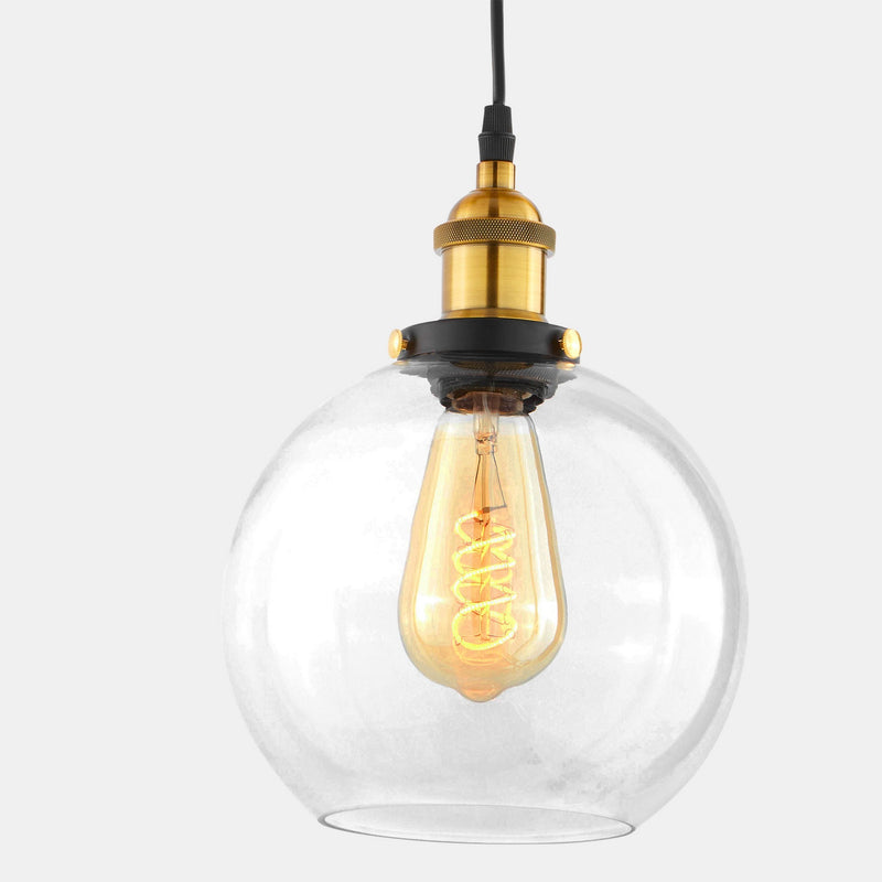 Lumina Deco Navarro 1L pendant ceiling lamp E27, D 18cm