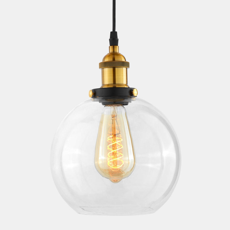 Lumina Deco Navarro 1L pendant ceiling lamp E27, D 18cm