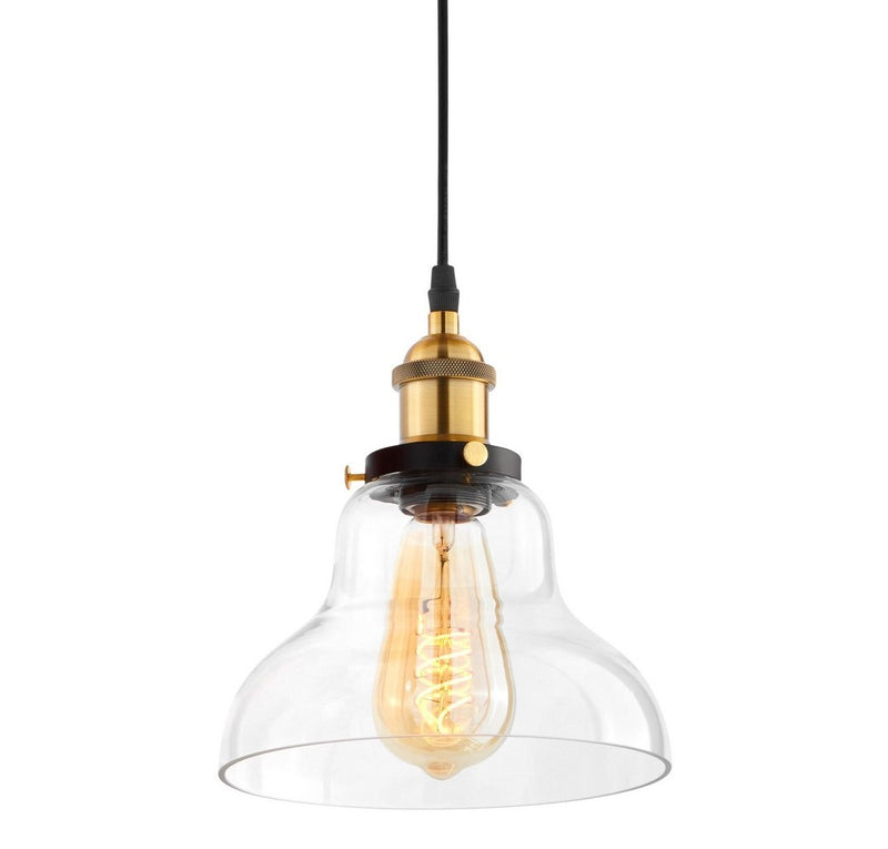 Lumina Deco Zubi 1L pendant ceiling lamp E27, D 20cm