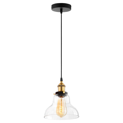 Lumina Deco Zubi 1L pendant ceiling lamp E27, D 20cm