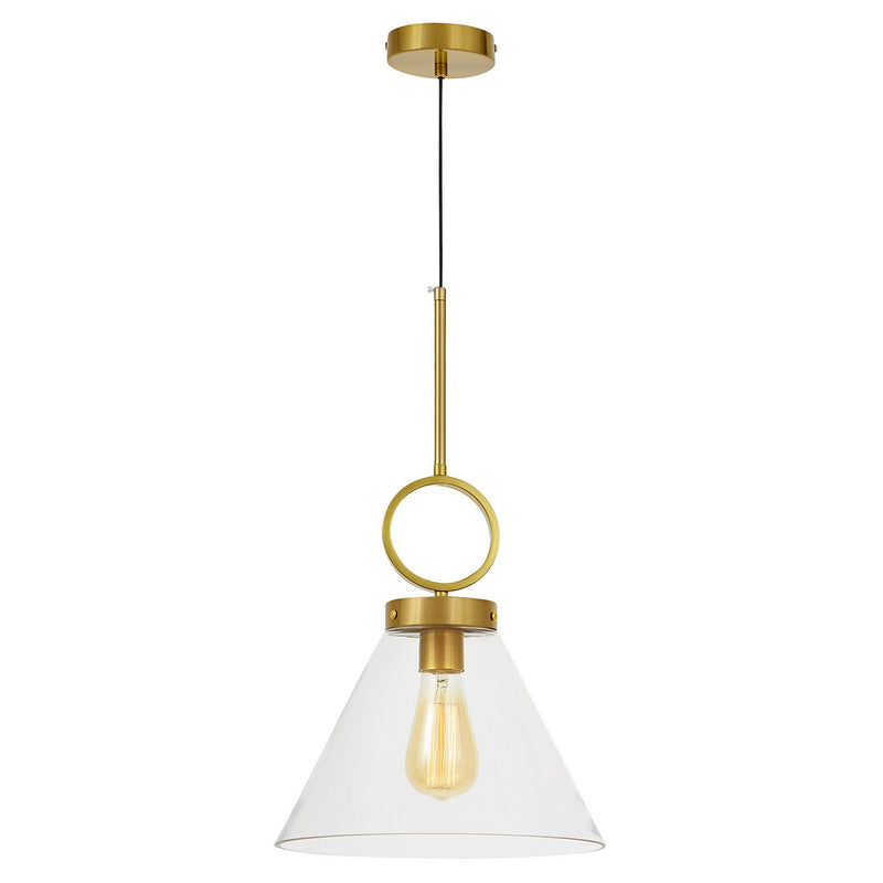 Lumina Deco Fermini 1L pendant ceiling lamp E27, D 29cm