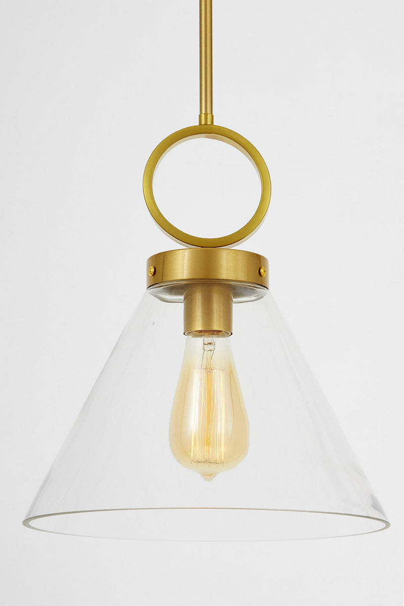 Lumina Deco Fermini 1L pendant ceiling lamp E27, D 29cm