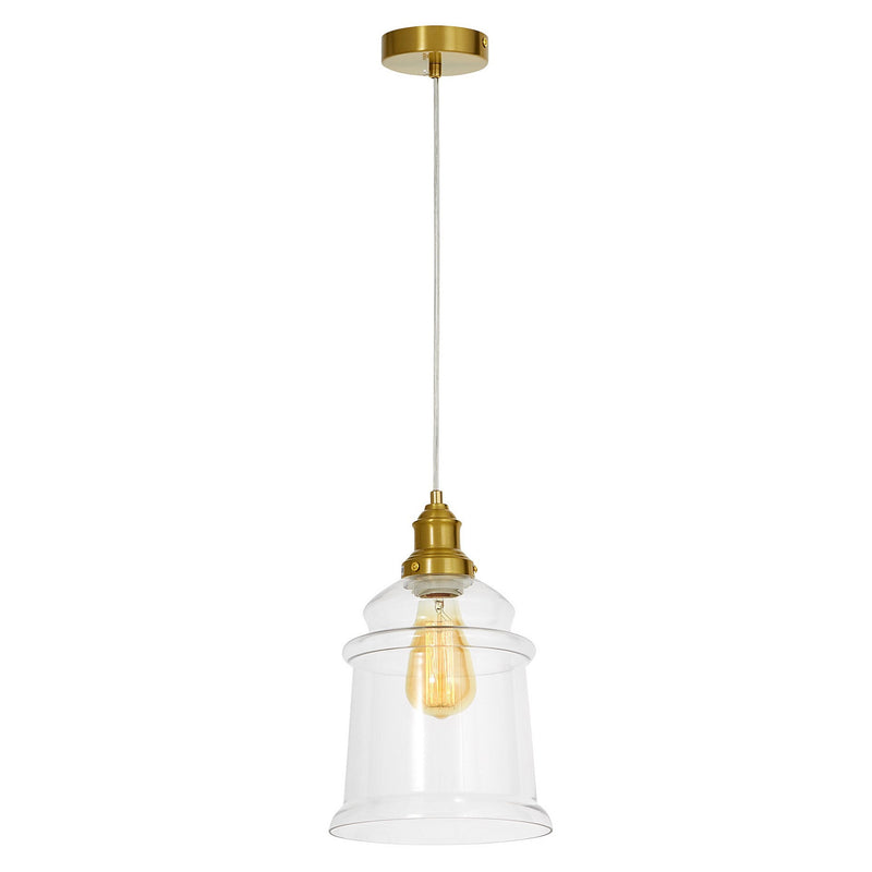 Lumina Deco Moletti 1L pendant ceiling lamp E27, D 20cm