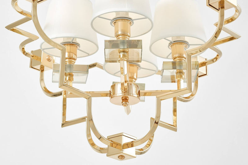 Lumina Deco Baltimore 4L pendant ceiling lamp E14, D 68cm