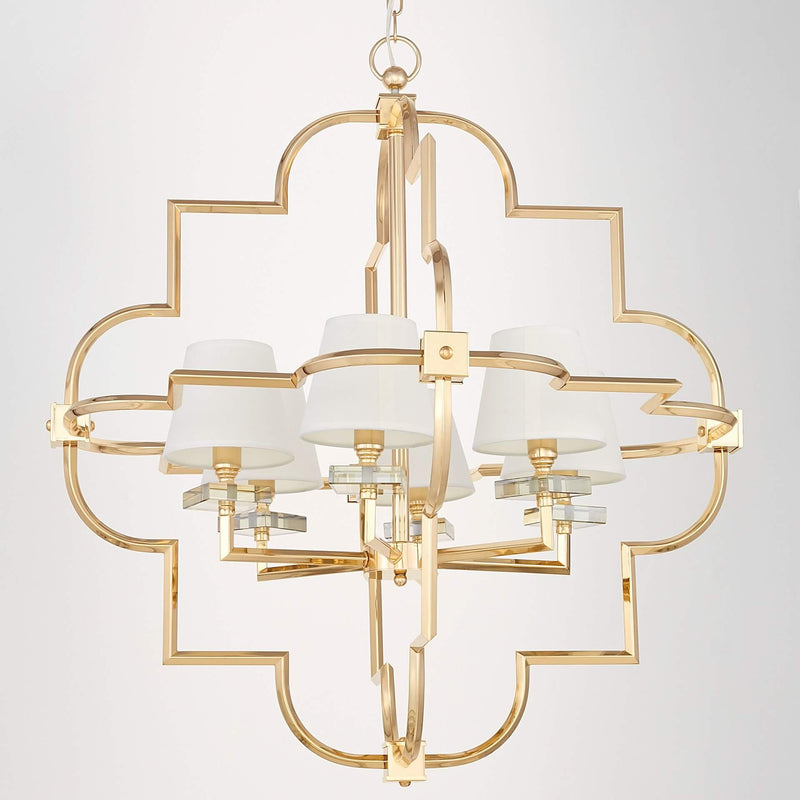 Lumina Deco Baltimore 6L pendant ceiling lamp E14, D 75cm