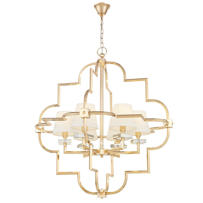 Lumina Deco Baltimore 6L pendant ceiling lamp E14, D 75cm