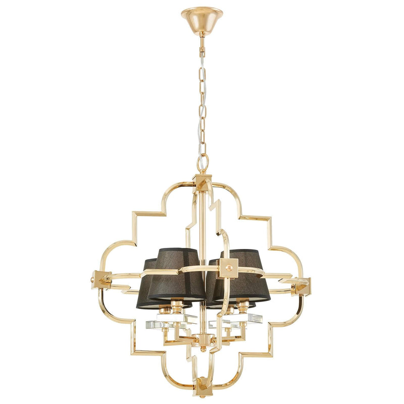 Lumina Deco Baltimore 4L pendant ceiling lamp E14, D 55cm