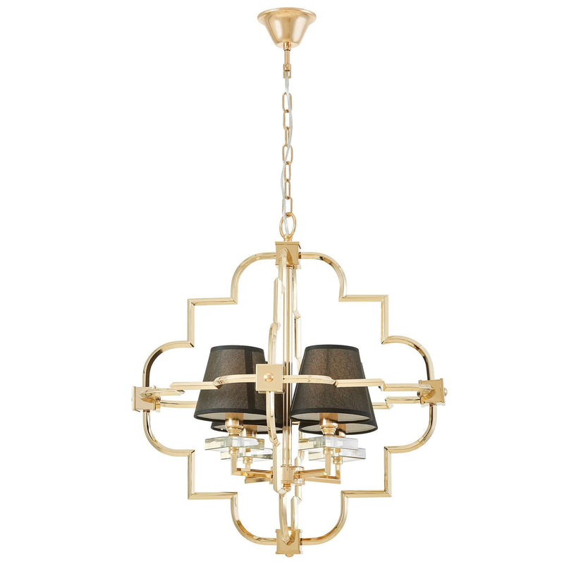 Lumina Deco Baltimore 4L pendant ceiling lamp E14, D 68cm