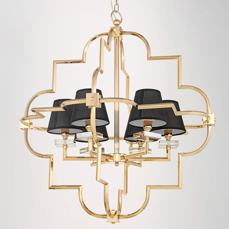 Lumina Deco Baltimore 6L pendant ceiling lamp E14, D 75cm