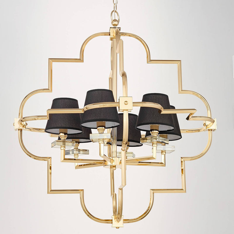 Lumina Deco Baltimore 6L pendant ceiling lamp E14, D 75cm