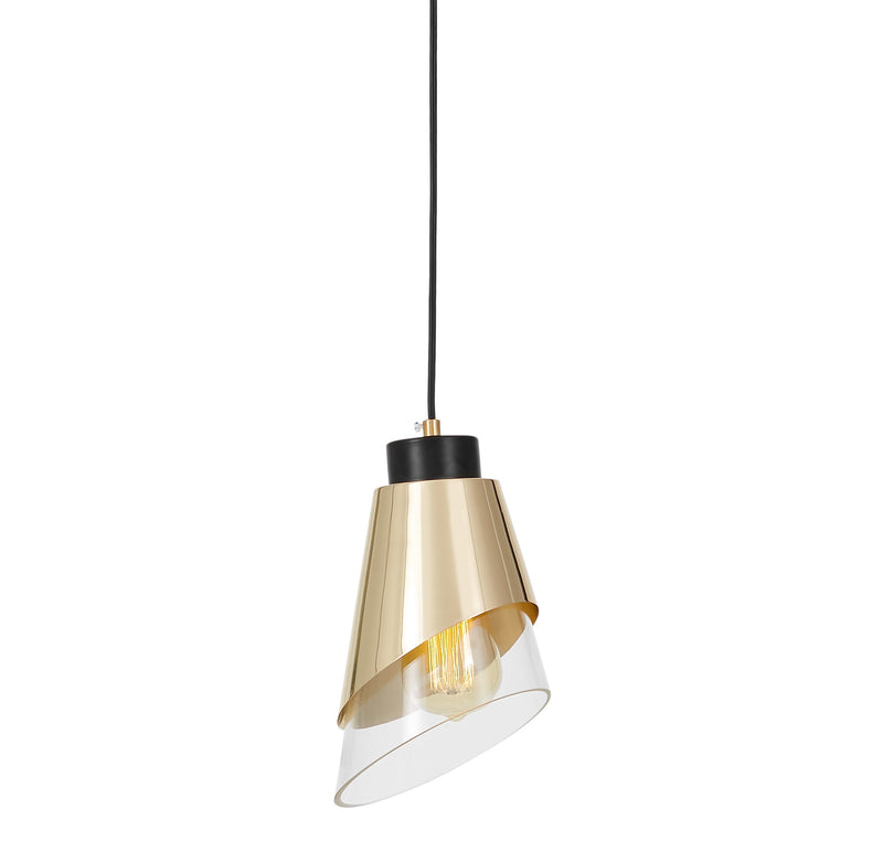 Lumina Deco 1L pendant ceiling lamp E27, H 25cm