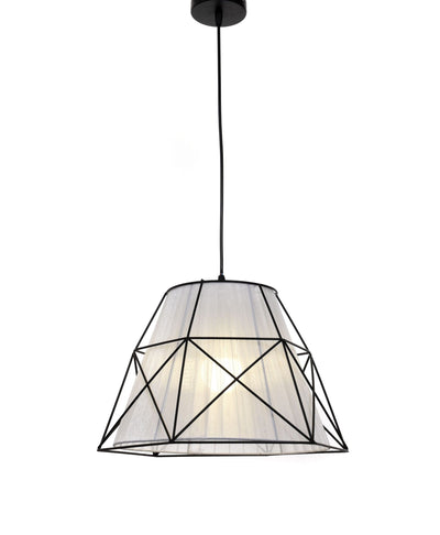 Lumina Deco Boneti 1L pendant ceiling lamp E27, D 40cm