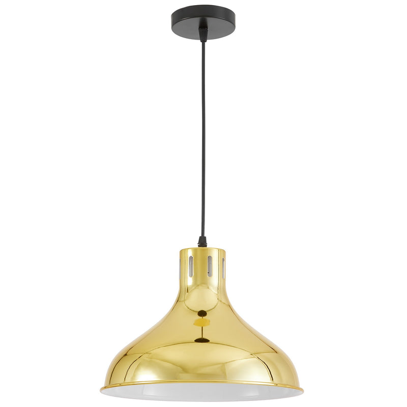 Lumina Deco Corrado 1L pendant ceiling lamp E27, D 29cm