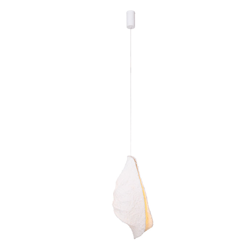 Maxlight Concha 1L pendant lamp Led white