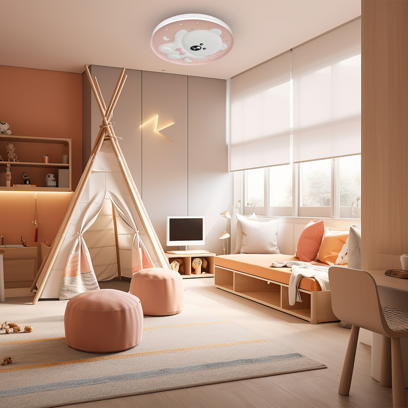 Milagro Plates flush mount ceiling lamp H 8cm