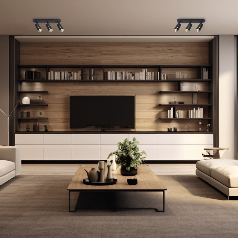 Milagro Flower 3L ceiling lamp GU10 H 10cm