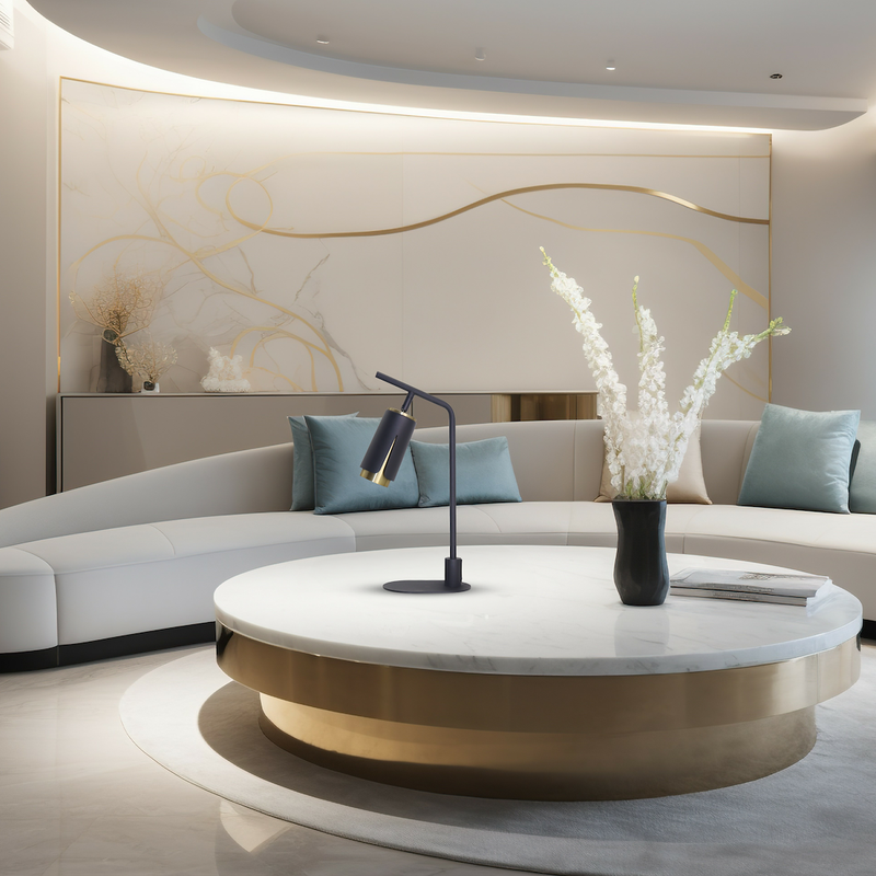 Milagro Flower 1L desk lamp GU10 H 38.5cm