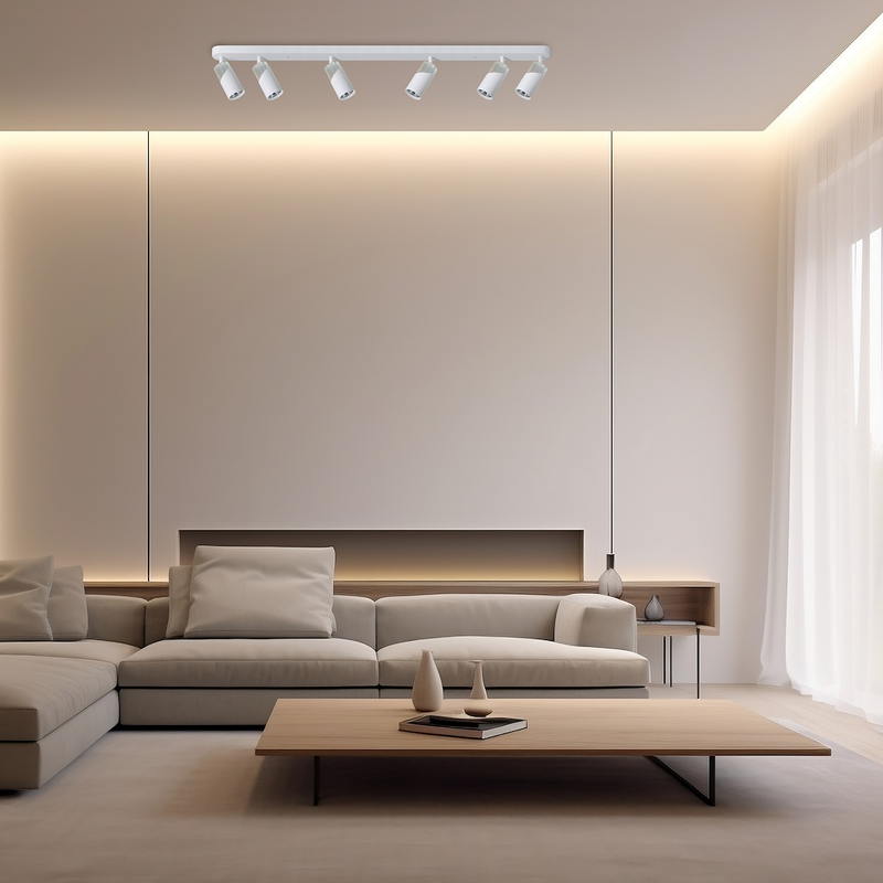 Milagro Neo 6L ceiling lamp GU10 H 8.3cm