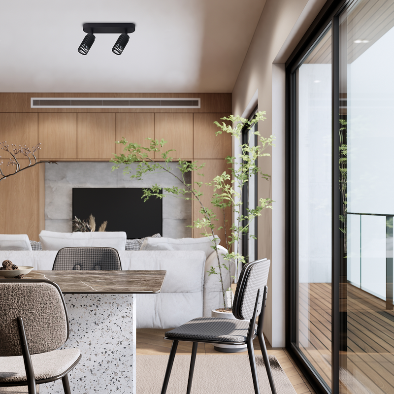 Milagro Vertical 2L ceiling lamp GU10 H 8.6cm