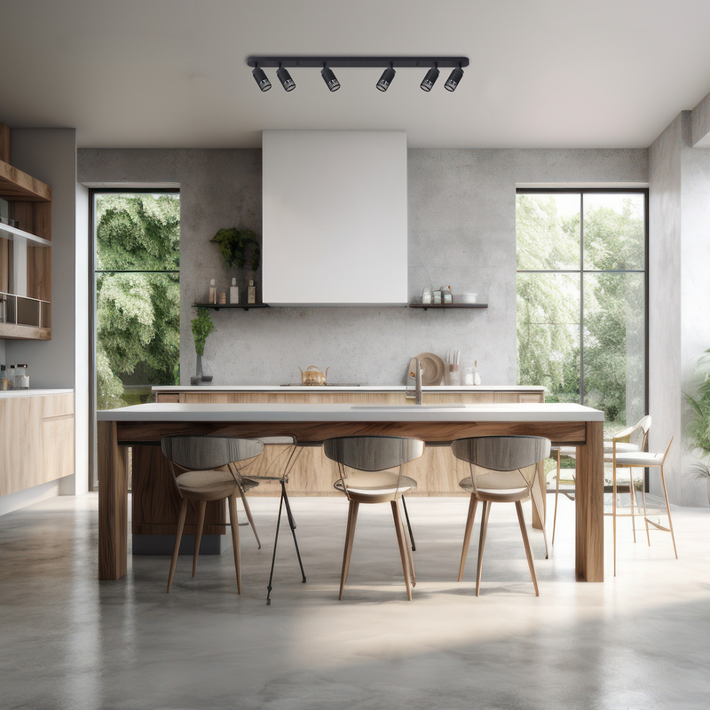 Milagro Vertical 6L ceiling lamp GU10 H 8.6cm